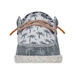 Wally Youth Tropical - Blue -Heydude Shop 40475 425 WALLYYOUTHTROPICAL BLUE LEFTFRONT