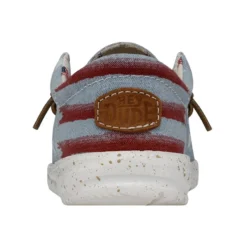 Wally Youth Americana - Denim Star -Heydude Shop 40479 4NR WALLYAMERICANAYOUTH DENIMSTAR LEFTBACK