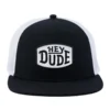 Trucker Cap - Black 2 Trucker Cap - Black -Heydude Shop 41004 001 TruckerHat Black Front