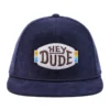 Horizon Cord Rope Cap - Navy 1 Horizon Cord Rope Cap - Navy -Heydude Shop 41005 410 CordRopeCap Navy Front