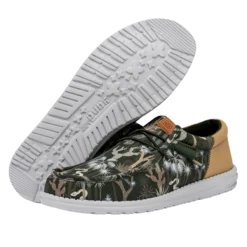 Wally Funk Oasis - Green -Heydude Shop FW23 M 40397 315 WALLY FUNK OASIS GREEN LEFT PAIROUTSOLE