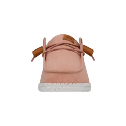 Wendy Washed Canvas - Rose Dust -Heydude Shop FW23 W 40297 6WK WENDY WASHED CANVAS ROSE CLOUD LEFT FRONT