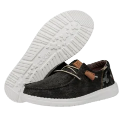 Wendy Funk Oasis - Black 10 Wendy Funk Oasis - Black -Heydude Shop FW23 W 40410 001 WENDY FUNK OASIS BLACK LEFT PAIROUTSOLE