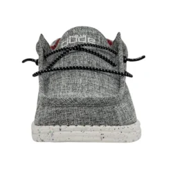 Wally Blend - Black -Heydude Shop SS22 M 112474987 WALLY ECO LINEN BLACK LEFT 4