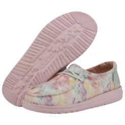 Wendy Youth - Taffy Dye -Heydude Shop SS22 W 130125085 WENDY YOUTH PINK TAFFY DYE LEFT 3 1